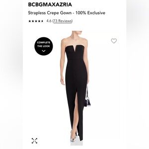 Black BCBG dress